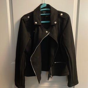 *Never Worn* Faux Suede Moto Jacket